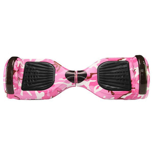 6.5 Inch Hoverboard With LED Lights And Bluetooth - Camo Pink