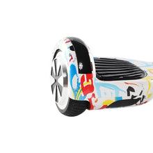 Load image into Gallery viewer, 6.5 inch hoverboard graffiti white with led strip