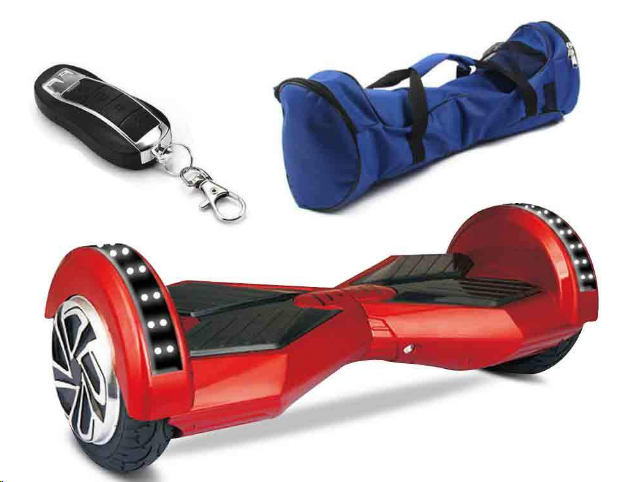 8  Lamborghini Hoverboard With Bluetooth - Smart Balance Wheel (RED)