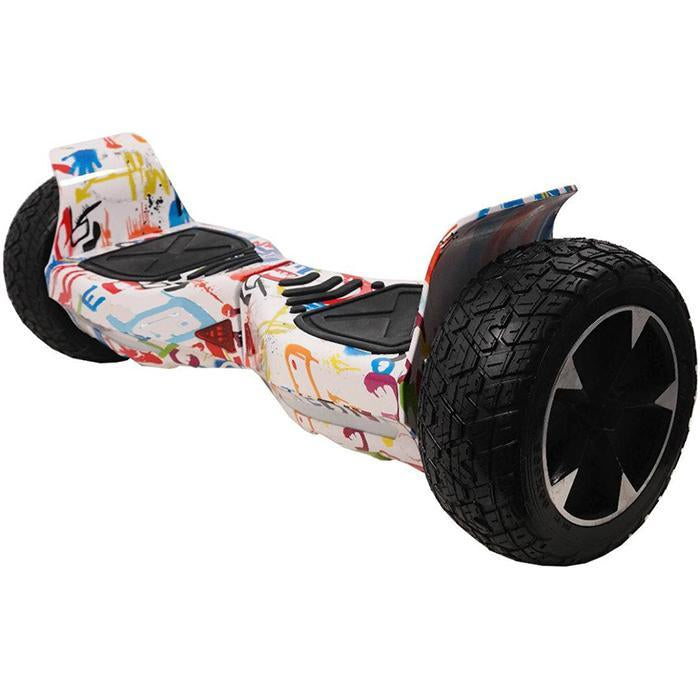 8.5  Off Road Hoverboard Hummer all terrain- Smart Balance Wheel (Graffiti White)