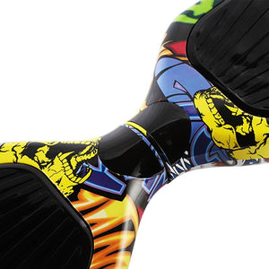 6.5 inch hoverboard graffiti with led strip