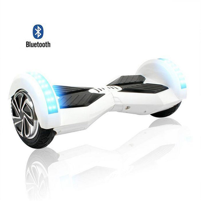 8  Lamborghini Hoverboard With Bluetooth - Smart Balance Wheel (WHITE)