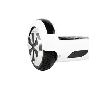 6.5 Inch Plum Hoverboard (White) With LED Strip