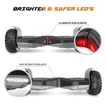 Load image into Gallery viewer, 8.5  Off Road Hoverboard Hummer all terrain- Smart Balance Wheel (Black Gray)