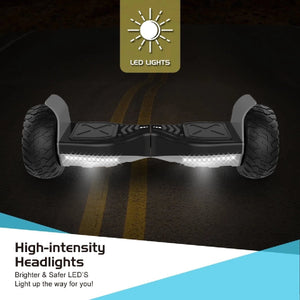 8.5  Off Road Hoverboard Hummer all terrain- Smart Balance Wheel (Black Gray)