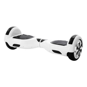 6.5 Inch Plum Hoverboard (White) With LED Strip