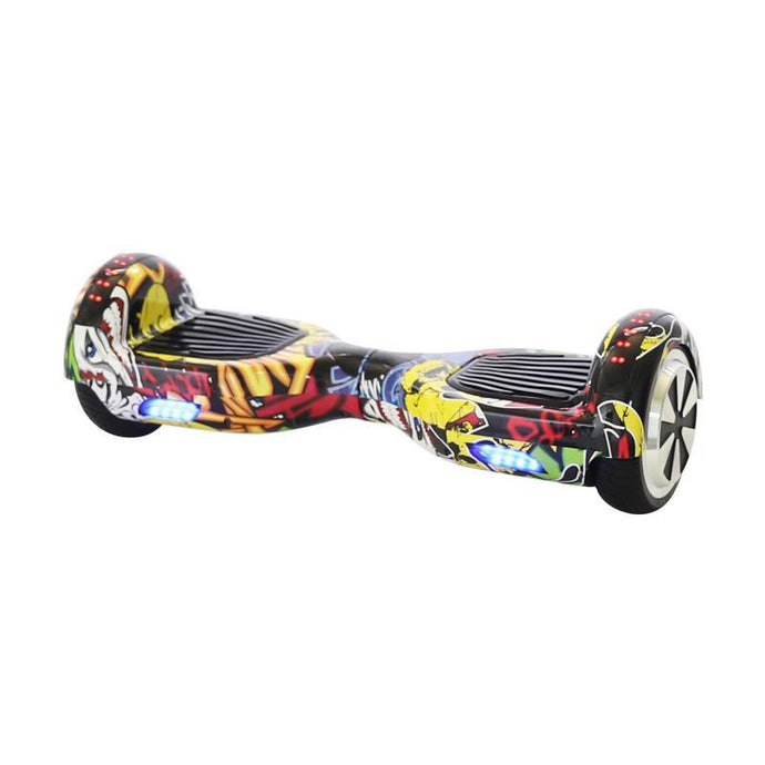 6.5 inch hoverboard graffiti with led strip