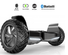 Load image into Gallery viewer, 8.5  Off Road Hoverboard Hummer all terrain- Smart Balance Wheel (Black Gray)